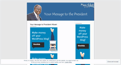 Desktop Screenshot of kibakimessages.wordpress.com
