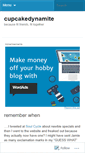 Mobile Screenshot of cupcakedynamite.wordpress.com
