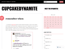 Tablet Screenshot of cupcakedynamite.wordpress.com