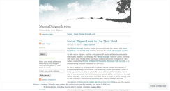 Desktop Screenshot of mentalstrength.wordpress.com