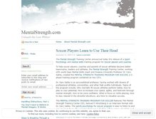 Tablet Screenshot of mentalstrength.wordpress.com