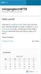Mobile Screenshot of clargasgtacni8778.wordpress.com