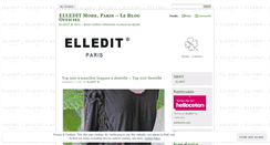 Desktop Screenshot of elledit.wordpress.com