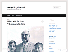 Tablet Screenshot of everythingtinatosh.wordpress.com