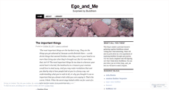 Desktop Screenshot of egoandme2.wordpress.com
