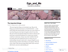 Tablet Screenshot of egoandme2.wordpress.com