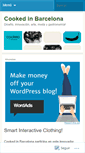 Mobile Screenshot of cookedinbarcelona.wordpress.com