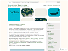 Tablet Screenshot of cookedinbarcelona.wordpress.com