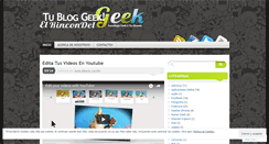 Desktop Screenshot of elrincondelgeek.wordpress.com