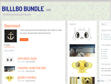 Tablet Screenshot of billlbobundle.wordpress.com