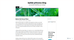 Desktop Screenshot of barbieprincess.wordpress.com