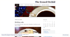 Desktop Screenshot of ironedorchid.wordpress.com