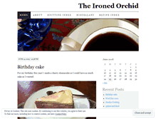 Tablet Screenshot of ironedorchid.wordpress.com