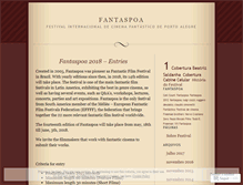 Tablet Screenshot of fantaspoa.wordpress.com