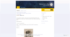 Desktop Screenshot of moxsytime.wordpress.com