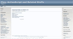 Desktop Screenshot of flexrays.wordpress.com