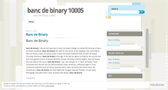 Desktop Screenshot of espanol.bancdebinary10005.wordpress.com