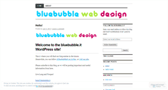 Desktop Screenshot of bluebubbleit.wordpress.com