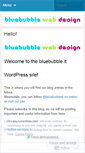 Mobile Screenshot of bluebubbleit.wordpress.com