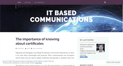 Desktop Screenshot of itbasedtelco.wordpress.com