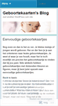 Mobile Screenshot of geboortekaarten.wordpress.com