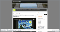 Desktop Screenshot of instruktionsfilm.wordpress.com