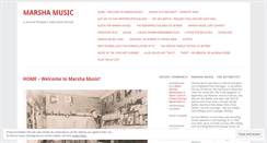 Desktop Screenshot of marshamusic.wordpress.com