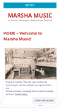 Mobile Screenshot of marshamusic.wordpress.com