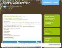 Tablet Screenshot of guerillasimmarketing.wordpress.com