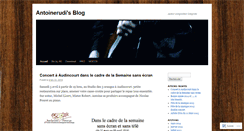 Desktop Screenshot of antoinerudi.wordpress.com