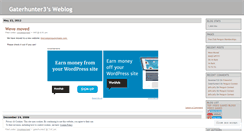 Desktop Screenshot of gaterhunter3.wordpress.com