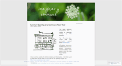 Desktop Screenshot of imaginarycommune.wordpress.com