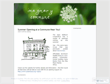 Tablet Screenshot of imaginarycommune.wordpress.com