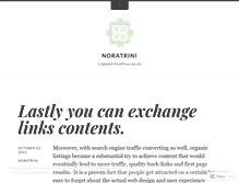Tablet Screenshot of noratrini.wordpress.com