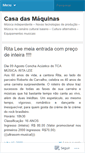 Mobile Screenshot of casadasmaquinas.wordpress.com