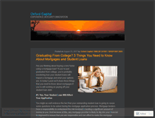 Tablet Screenshot of oxfordcapital.wordpress.com