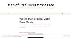 Desktop Screenshot of manofsteel2014moviefree.wordpress.com