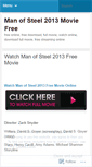 Mobile Screenshot of manofsteel2014moviefree.wordpress.com