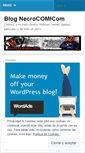 Mobile Screenshot of necrocomicom.wordpress.com