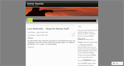 Desktop Screenshot of animeswords.wordpress.com