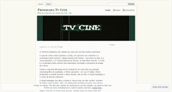 Desktop Screenshot of programatvcine.wordpress.com