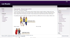 Desktop Screenshot of lizarosales.wordpress.com