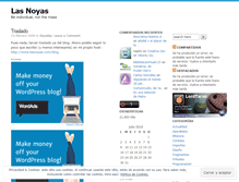 Tablet Screenshot of lasnoyas.wordpress.com