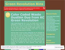 Tablet Screenshot of greenrevolutionbins.wordpress.com