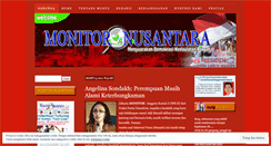 Desktop Screenshot of monitornusantara.wordpress.com