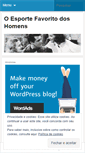 Mobile Screenshot of oesportefavoritodoshomens.wordpress.com
