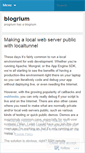 Mobile Screenshot of blogrium.wordpress.com