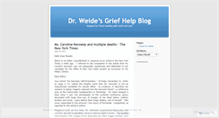 Desktop Screenshot of griefhelpdoctorweide.wordpress.com