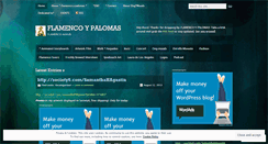 Desktop Screenshot of flamencoypalomas.wordpress.com