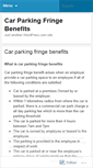 Mobile Screenshot of carparkingfbt.wordpress.com